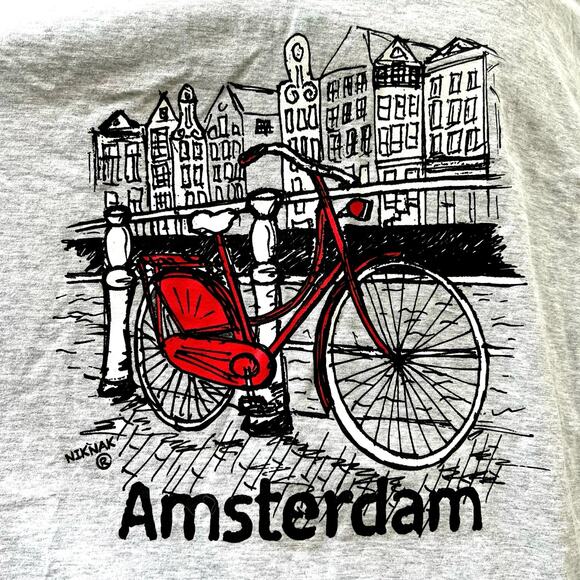 Fruit of the Loom Tops - NIKNAK Design Amsterdam graphic women’s T-shirt